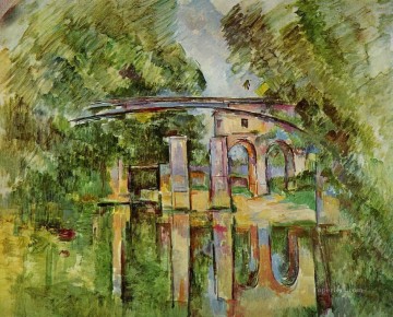 Paul Cezanne Painting - The Aqueduct and Lock Paul Cezanne